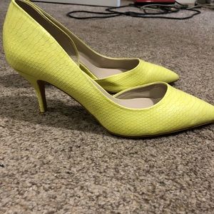 Aldo new lime green heels!!!
